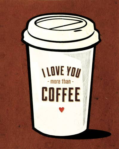 Coffee Love Greeting Card Home Goods Good Paper   
