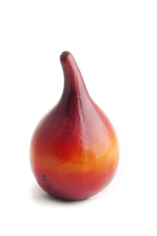 Faded Ochre Decorative Calabash Gourd from Kenya Home Decor Swahili | AFRICAN MODERN   