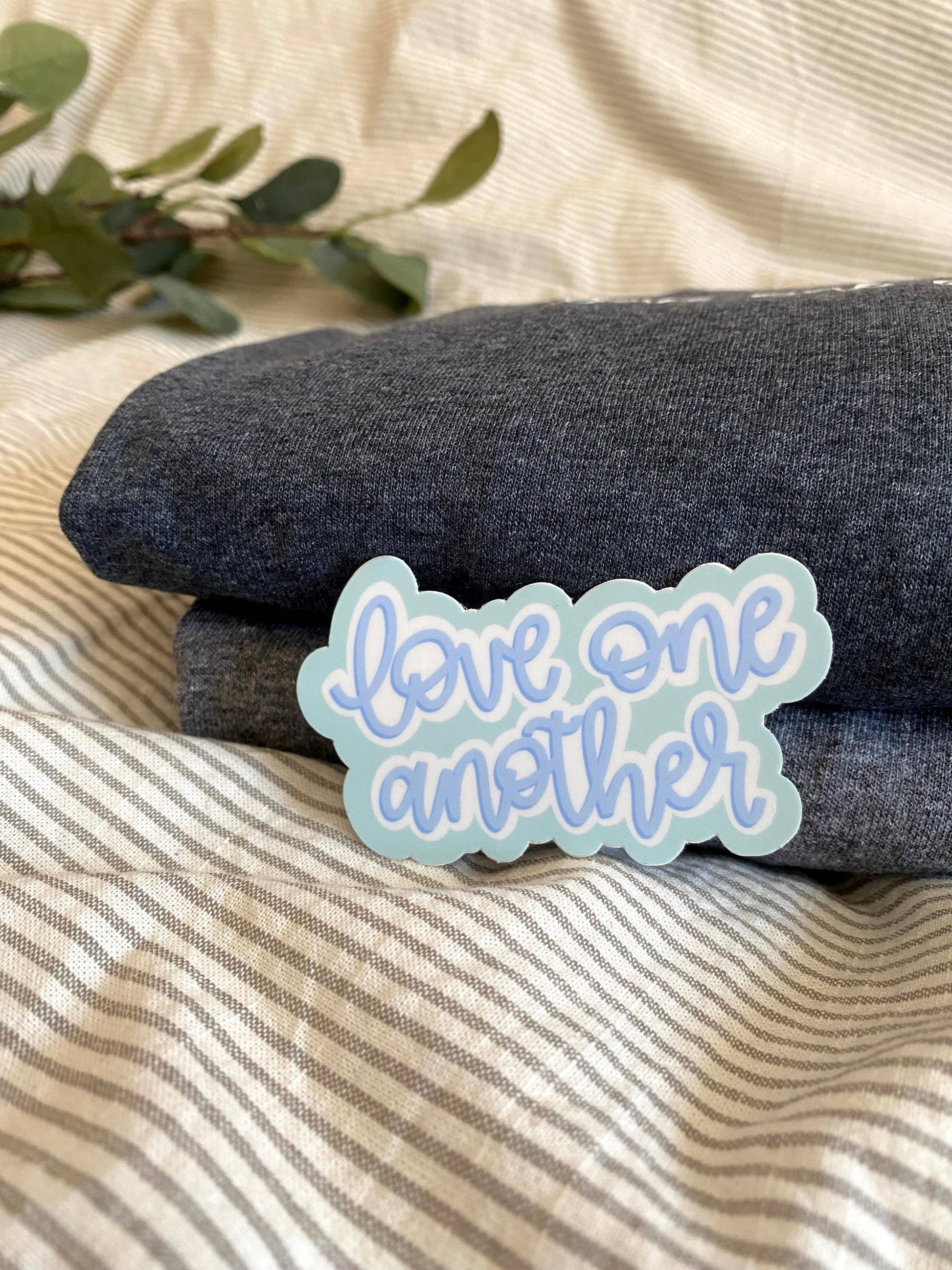 Love One Another Sticker Home Goods Clare Mitchell Designs   