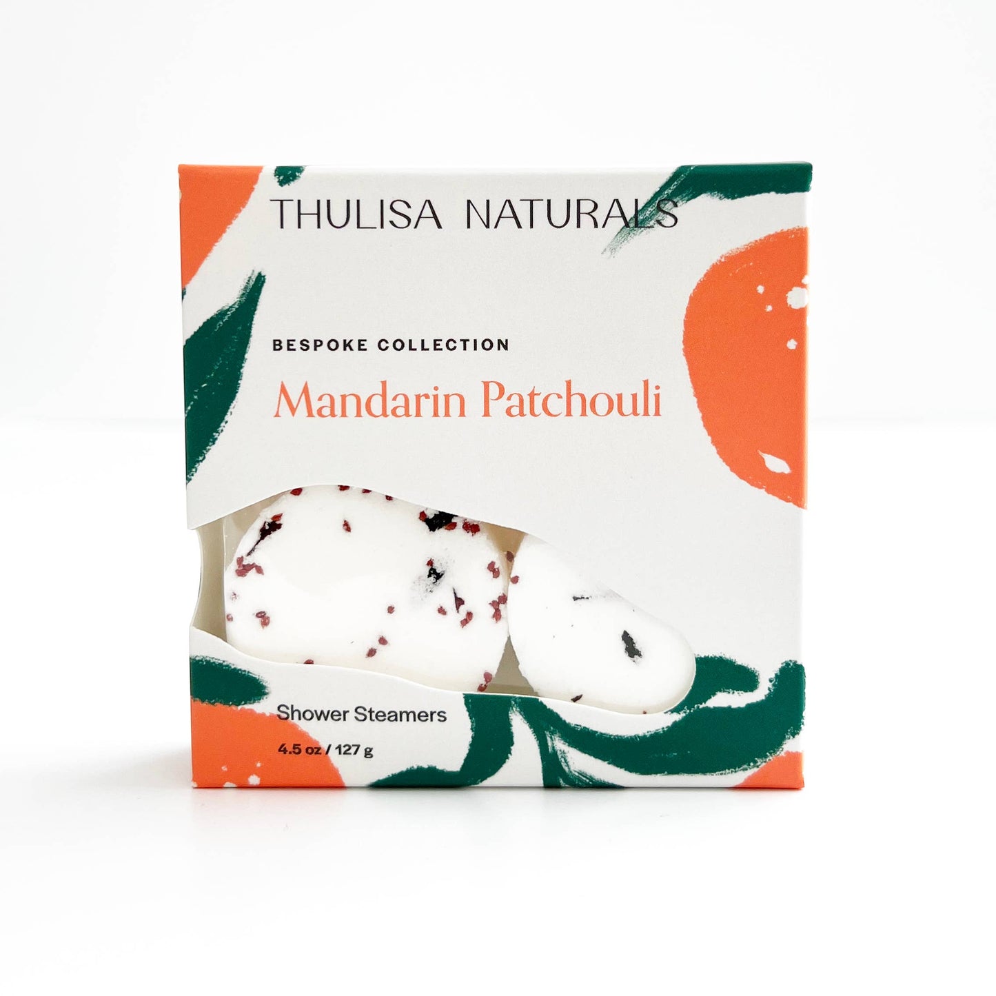 Shower Steamers - Mandarin + Patchouli (Bespoke Collection) Home Goods Thulisa Naturals | Bath + Body   