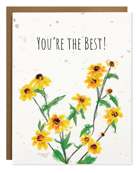 TOKA | You're the Best | Plantable Card Home Goods The Card Bureau   