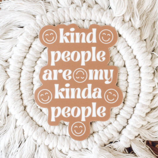Kind People are My Kinda People Sticker Home Goods Jess' Paper Co.   