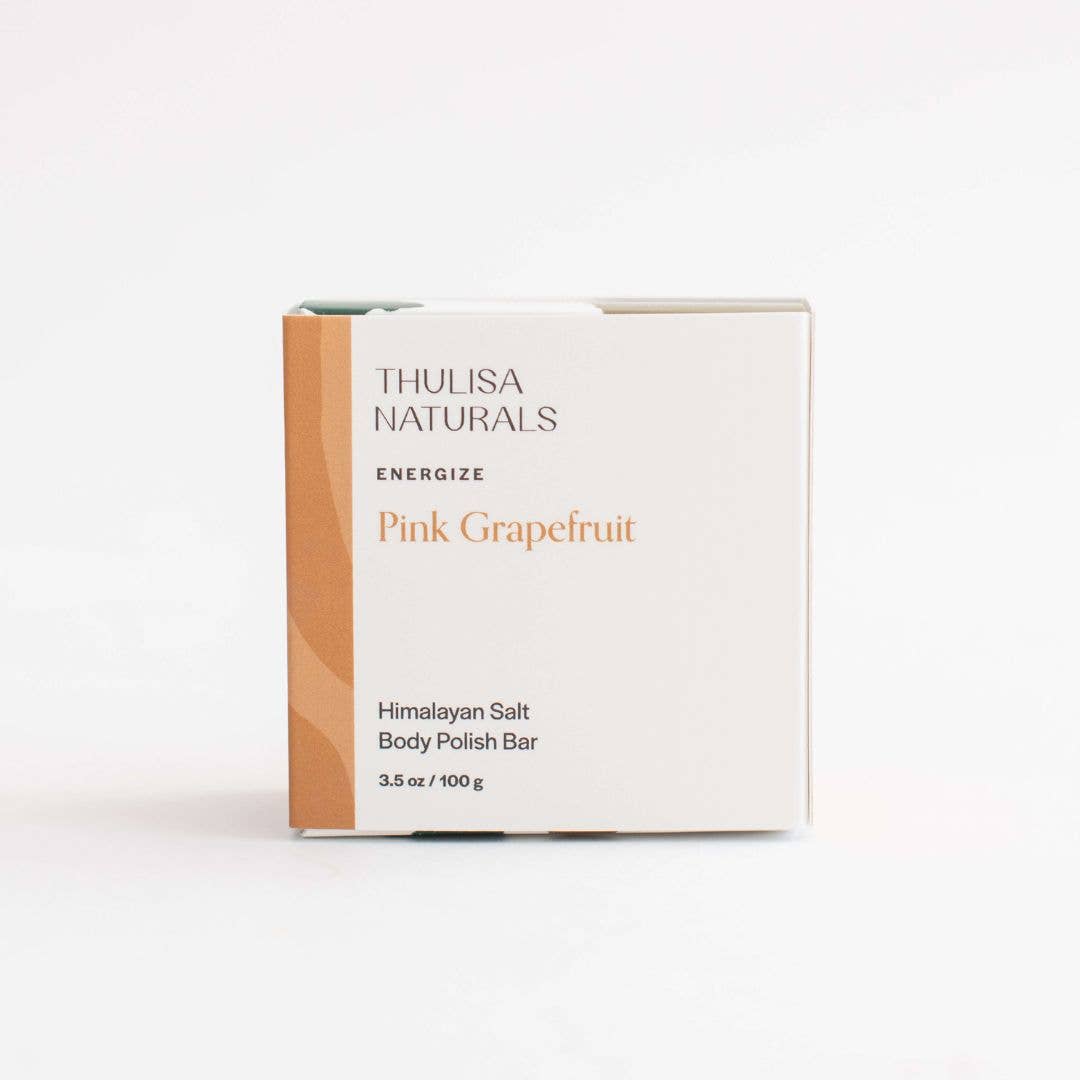 Thulisa Naturals | Bath + Body - Body Scrub Bar- Grapefruit