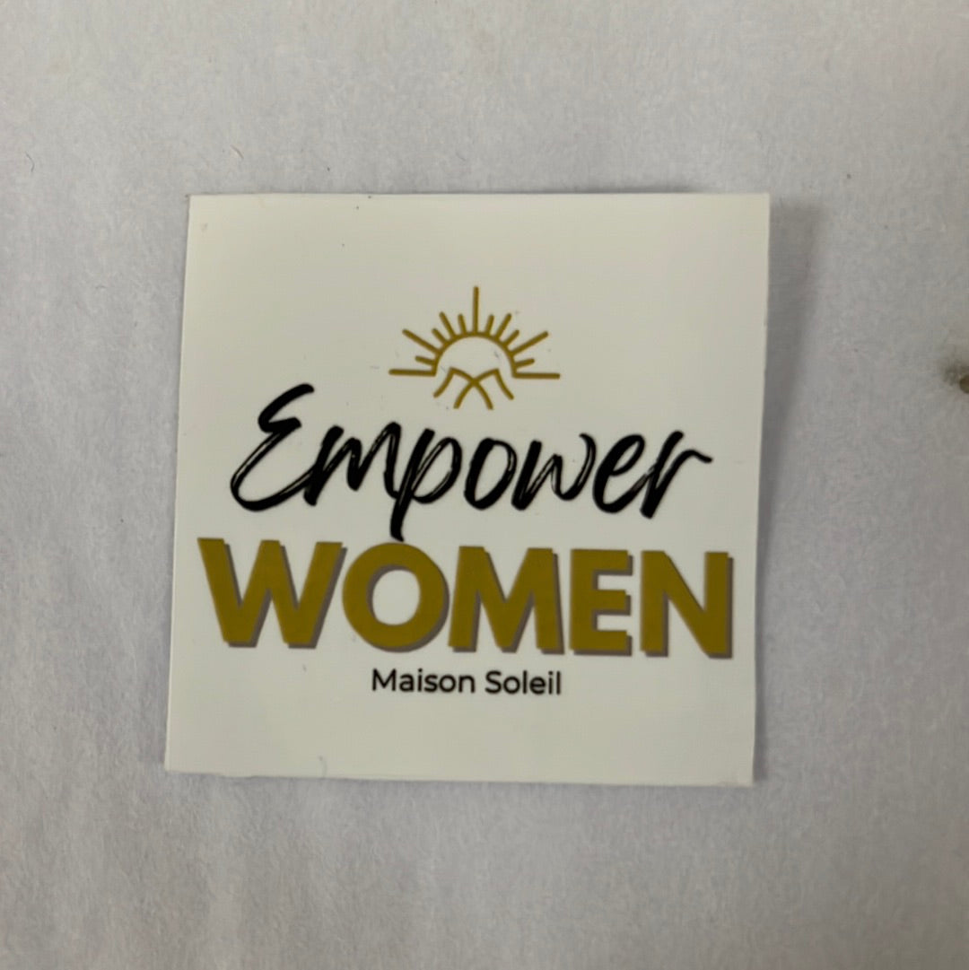 Empower Women sticker  Maison Soleil   