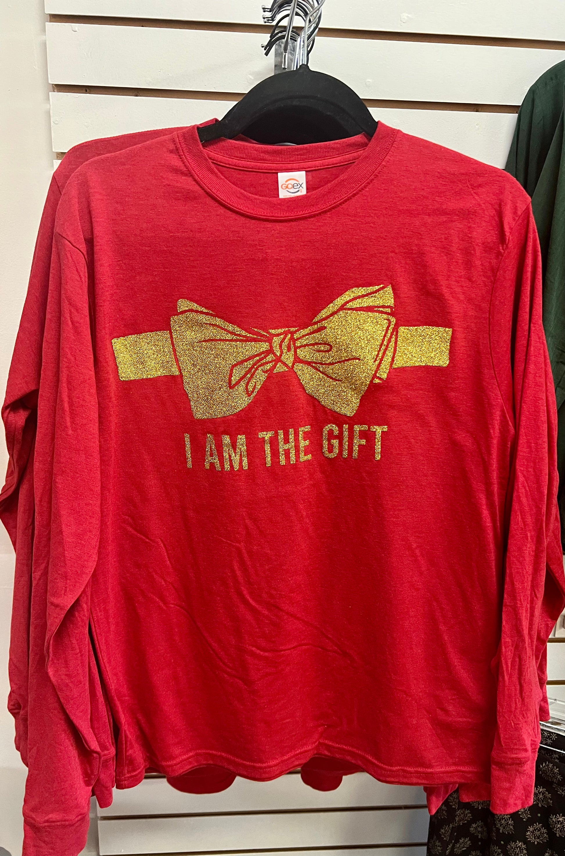 I am the Gift - Unisex Triblend Long Sleeve Tee Shirts GOEX Apparel   