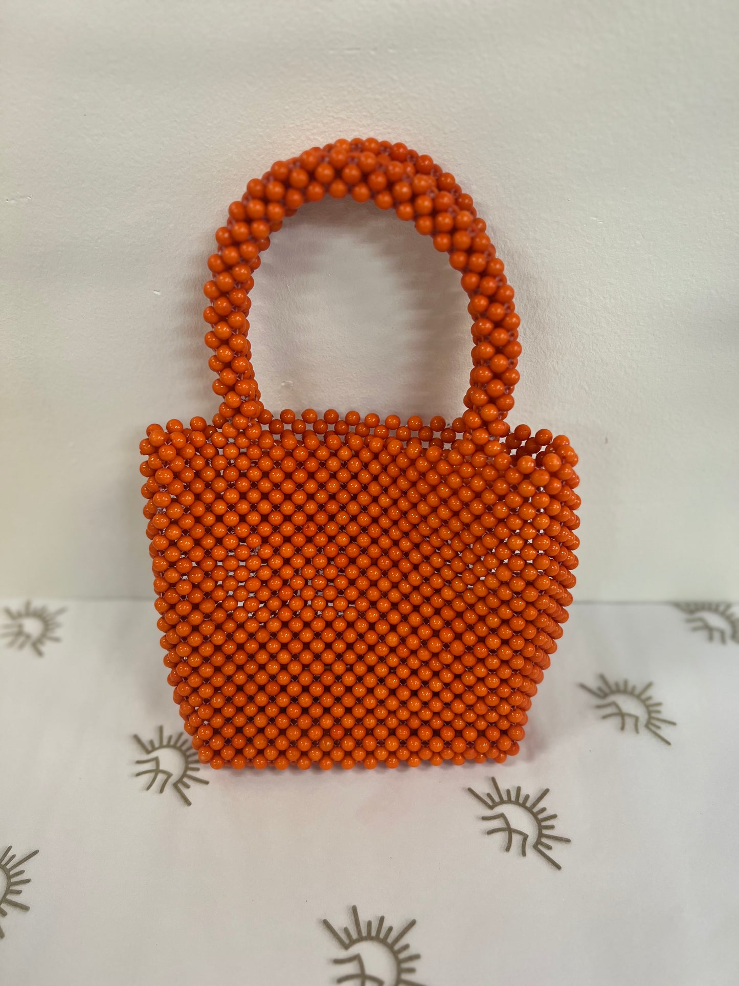 Beaded Handbags Bags Indiblossom Orange  