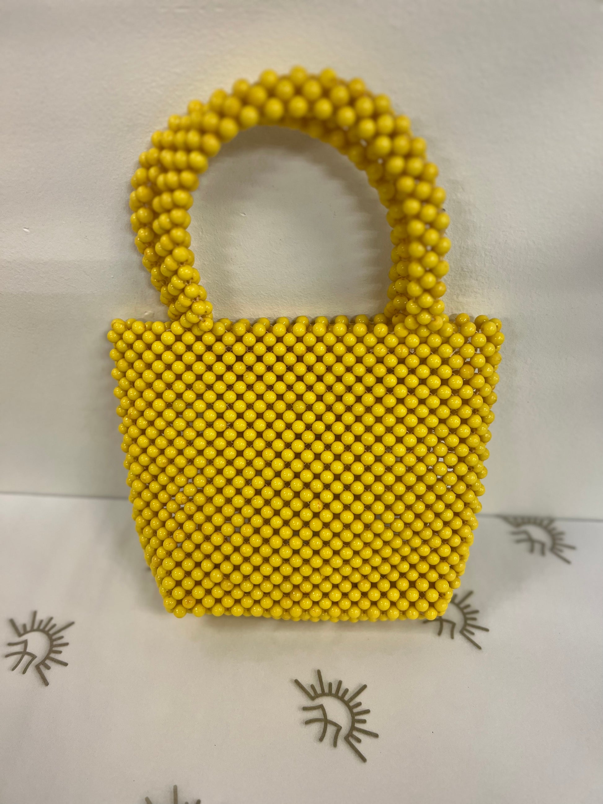 Beaded Handbags Bags Indiblossom Yellow  